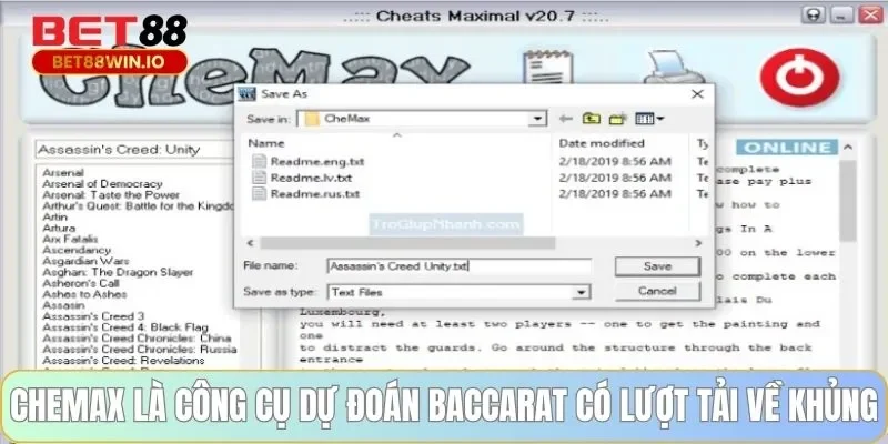 Chemax là công cụ dự đoán baccarat có lượt tải về khủng Chemax là công cụ dự đoán baccarat có lượt tải về khủng
